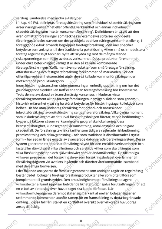 Privata sak-, person- och företagsförsäkringar - paket