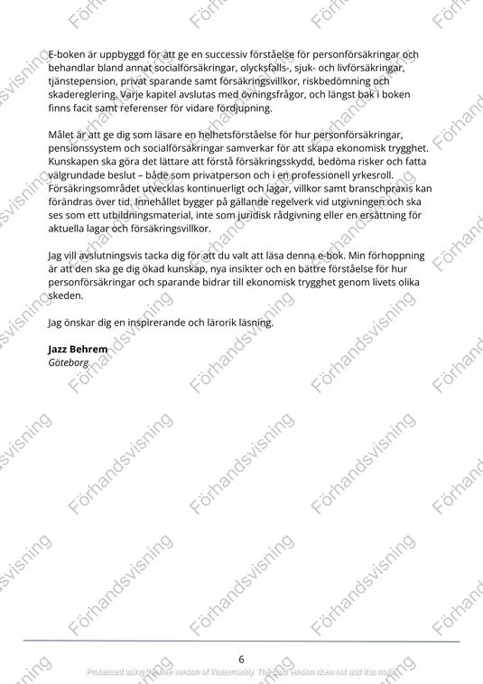Personförsäkringar